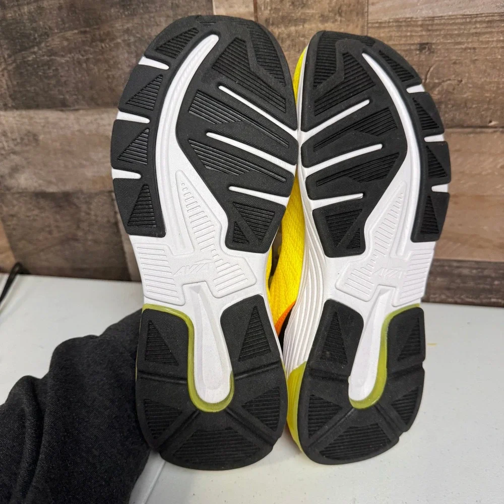 Avia Running Shoes Mens Size 10 Neon Yellow Orange Hypersonic Sneaker NEW